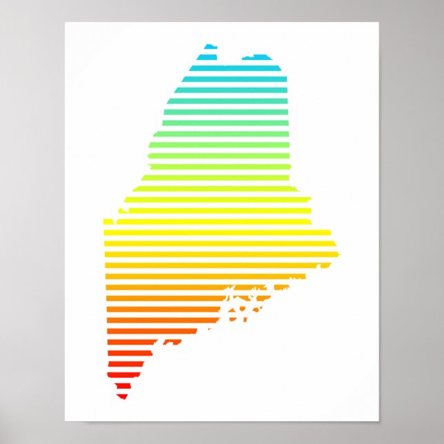 Affiche fondu de refroidissement maine (Devant)