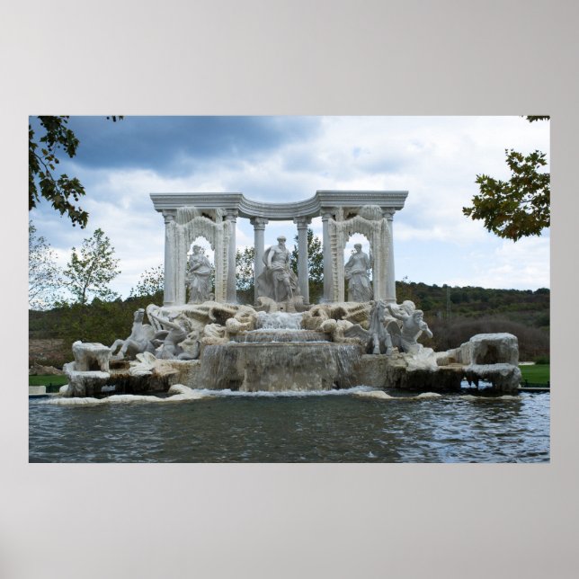 Affiche Fontaine classique (Devant)