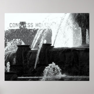 Affiche Fontaine de Buckingham, Chicago