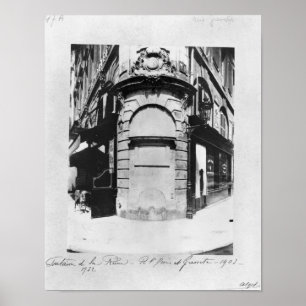 Affiche Fontaine de la Reine, rue Saint-Denis, Paris