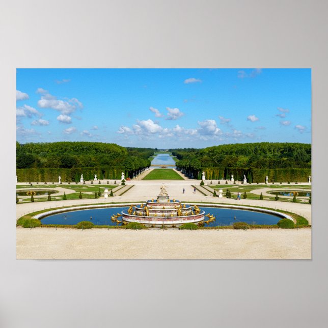 Affiche Fontaine de Latone et Grande Perspective, Versaill (Devant)