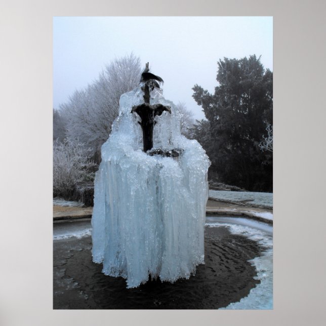 Affiche Fontaine gelée (Devant)