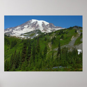 Affiche Fonte glaciaire au mont Rainier