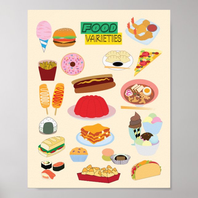 Affiche Food Varieties (Devant)