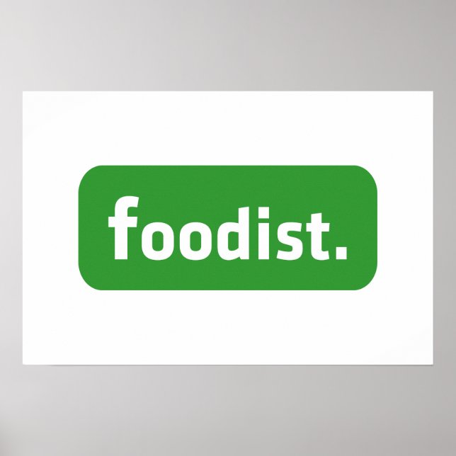 Affiche Foodiste. (Devant)