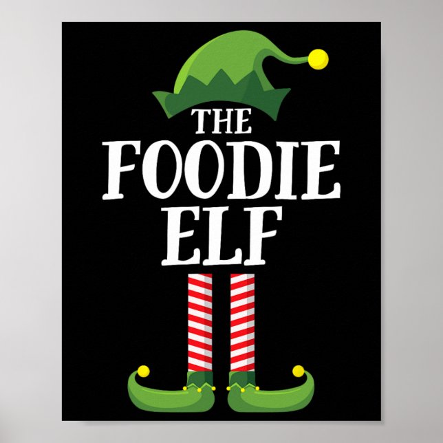 Affiche Foody Elf Correspondant Famille Groupe Noël 1 (Devant)