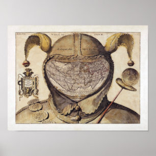 Affiche Fool's Cap World Map