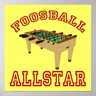 Affiche Foosball Allstar