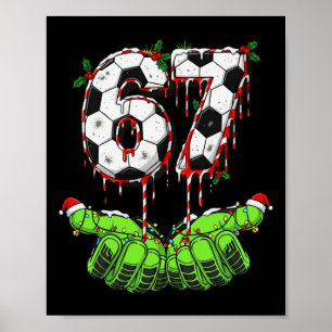 Affiche Foot 67 Six Seven Drôle Gen Alpha Meme Drip Chri