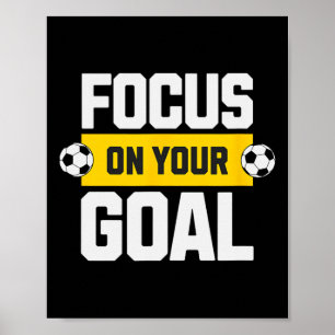 Affiche Foot Focus Sur Votre Coach Joueur Foot Maman