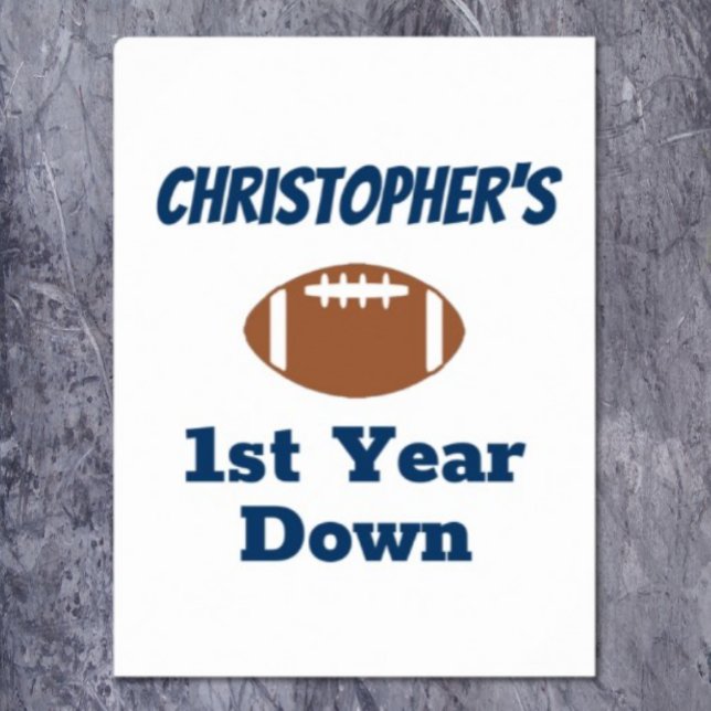 Affiche Football 1er anniversaire (Créateur téléchargé)