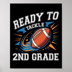 Affiche Football 2e deuxième année premier jour d'école re