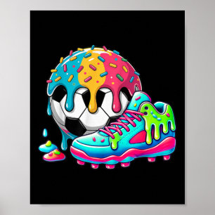 Affiche Football à la glace pour garçons filles enfants Fo