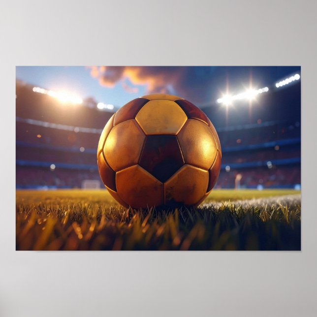Affiche Football - Balle d'or (Devant)