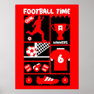 Affiche Football britannique