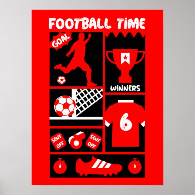 Affiche Football britannique (Devant)