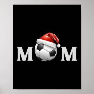 Affiche Football Byll Noël Maman Fan Parent Entraîneur Jou