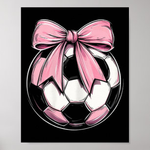 Affiche Football Byll Rose Coquette Arc Ruban Délicat Fill