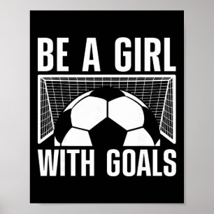 Affiche Football Cool Pour Les Femmes Filles Footll Amateu