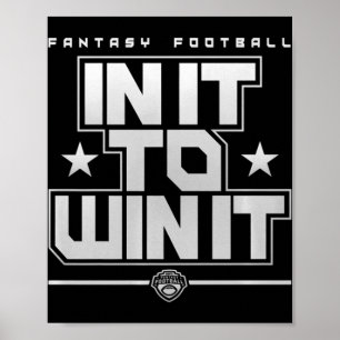 Affiche Football D'Imaginaire En Elle Pour Le Gagner