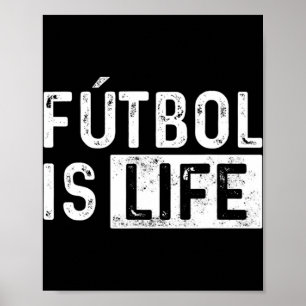Affiche Football Est Vie Football Amusant Football De Foot