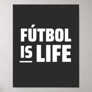 Affiche football est vie, football, football, football amé