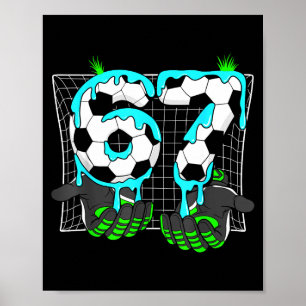 Affiche Football Glace Goutte 67 Mains Sports Six Sept Moi