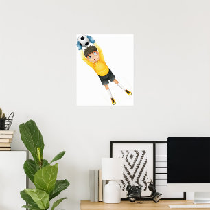 Affiche Football Goalie
