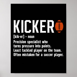 Affiche Football Kicker Définition Kicker Football Placeki