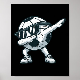 Affiche Football Ll Dab Mignon Footballeur Garçons Enfants
