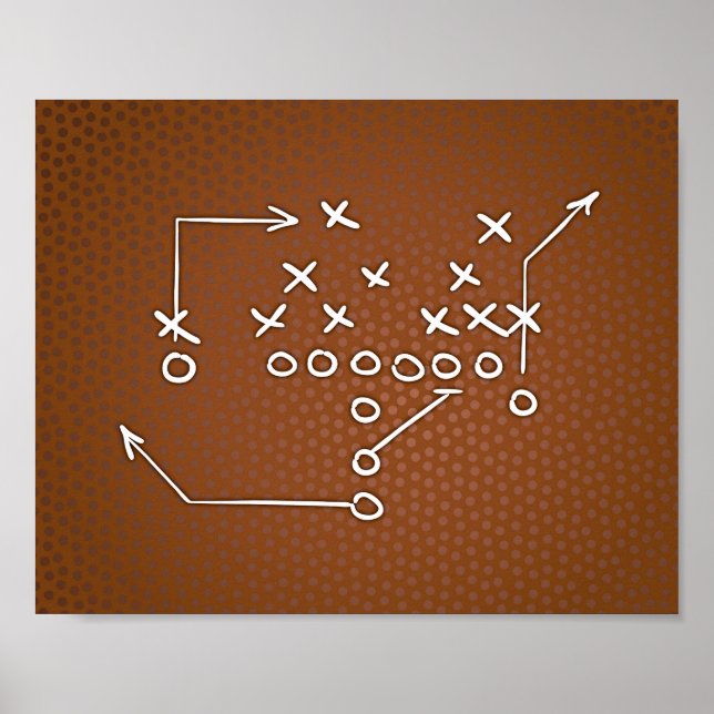 Affiche Football Party PLAYBOOK II Signe imprimer (Devant)