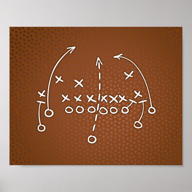 Affiche Football Party PLAYBOOK IV Signe Imprimer (Devant)