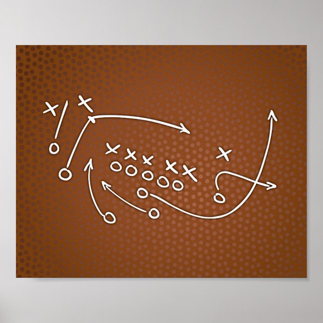 Affiche Football Party PLAYBOOK Sign Print (Devant)