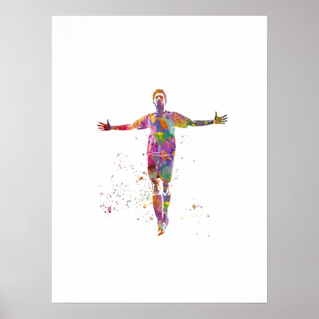 Affiche Football player (Devant)
