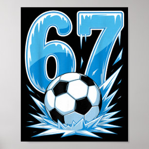 Affiche Football sur glace 67 Sports de glace Numéro Style