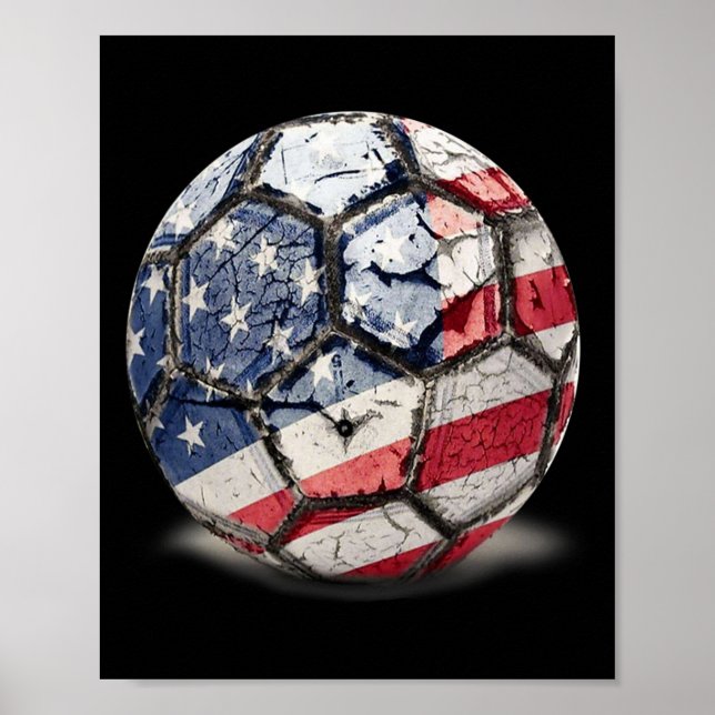 Affiche Football Usa Soccer  (Devant)