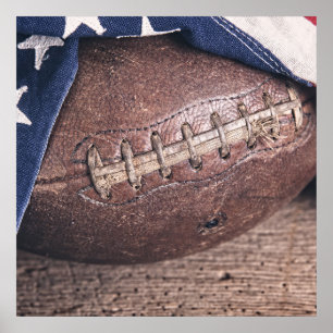 Affiche Football vintage