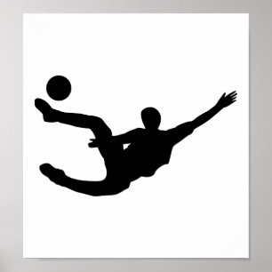 Affiche Footballeur
