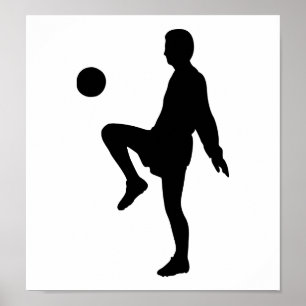 Affiche Footballeur