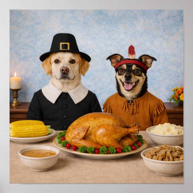 Affiche "For Thy Bounty, We Give Thanks" (Devant)