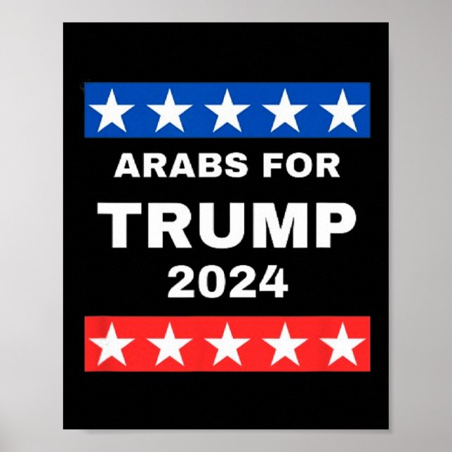Affiche For Trump President Donald Trump 2024 (Devant)