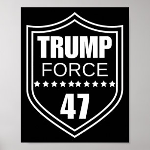 Affiche Force 47 Ultra Maga Plus Que Jamais Ne Céder