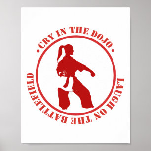 Affiche Force dans la Sérénité : Motivation Karaté