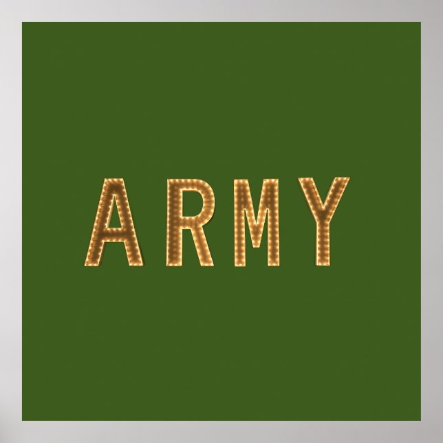 Affiche Force de l'armée (Devant)