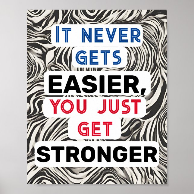 Affiche Force motivationnelle Invisible Invalidité Santé (Devant)