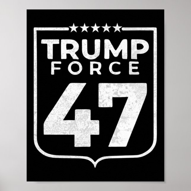 Affiche Force Trump 47  (Devant)