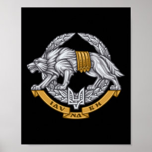 Affiche Forces spéciales d'opérations Ukraine Militaire Sp