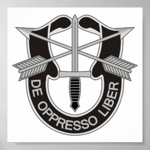 Affiche Forces spéciales SF De Oppresso Liber