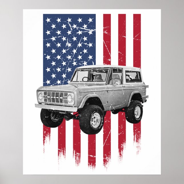 Affiche Ford Bronco classique (Devant)