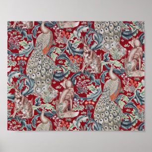 Affiche Forest Animals, William Morris